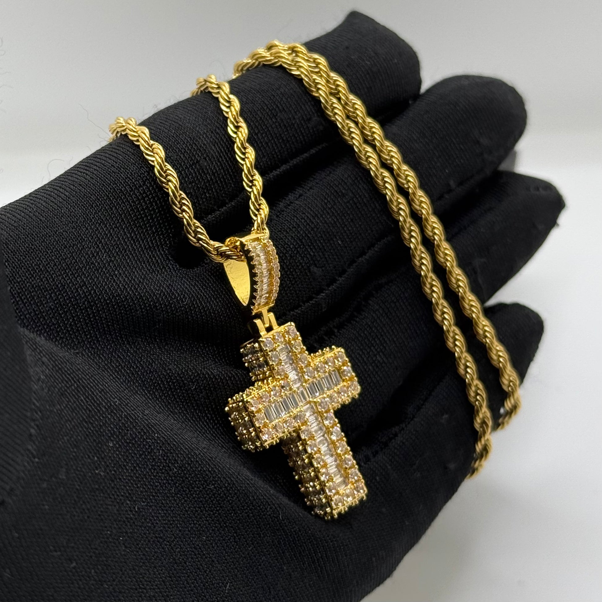 Luxus Iced Out "Cross V5" Kette - ICERAIN JEWELRY