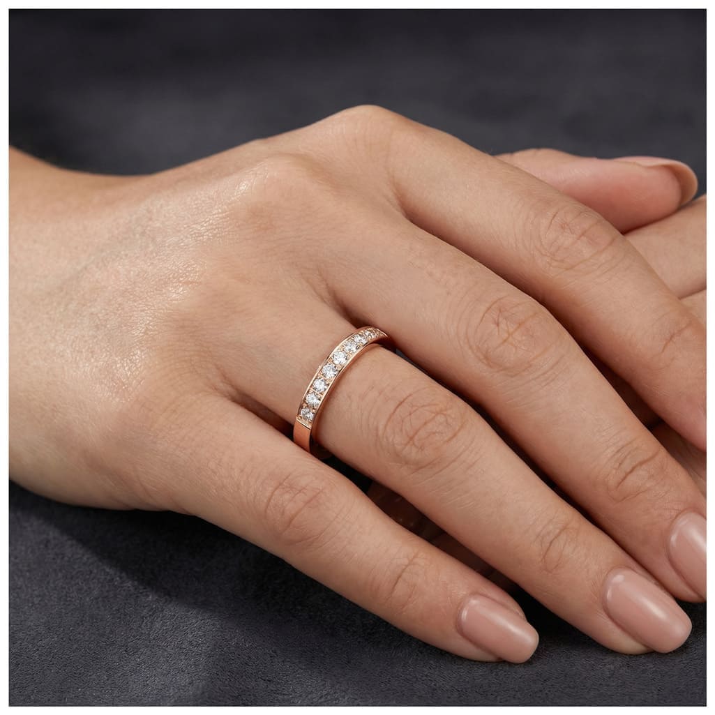 ICED OUT "ROSEGOLD CRISTALLO" RING - ICERAIN JEWELRY