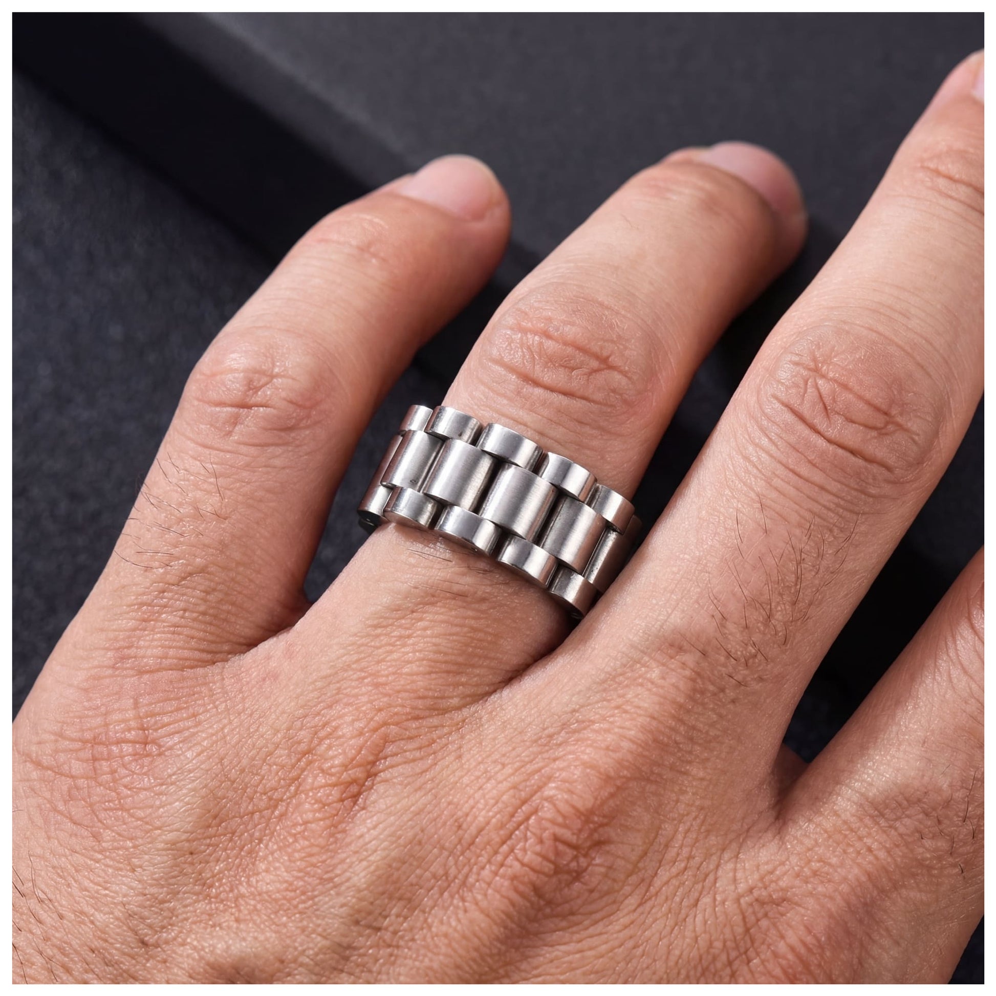 EDELSTAHL "JUBILEE" RING - ICERAIN JEWELRY