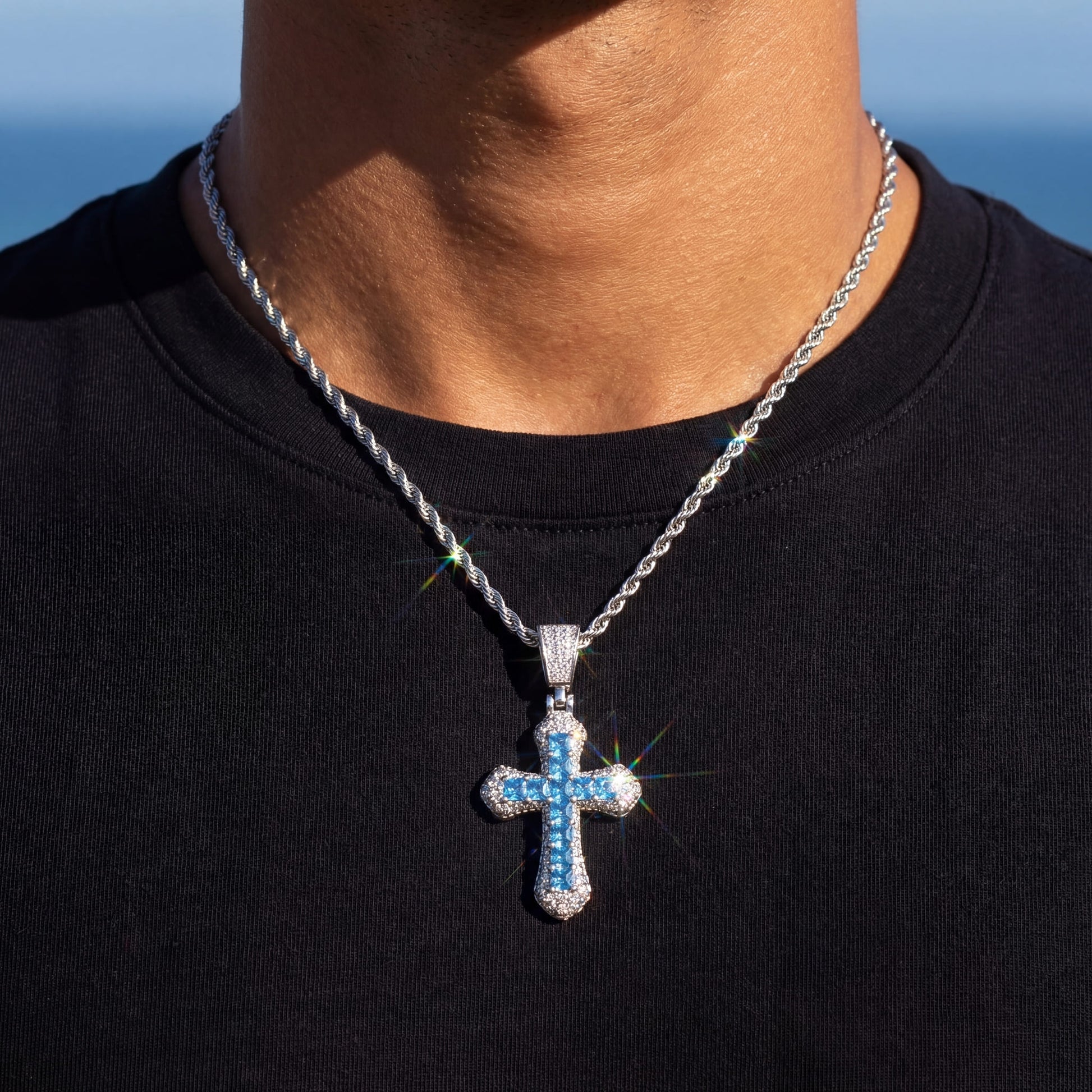 ICED OUT "CROSS" KETTE - ICERAIN JEWELRY