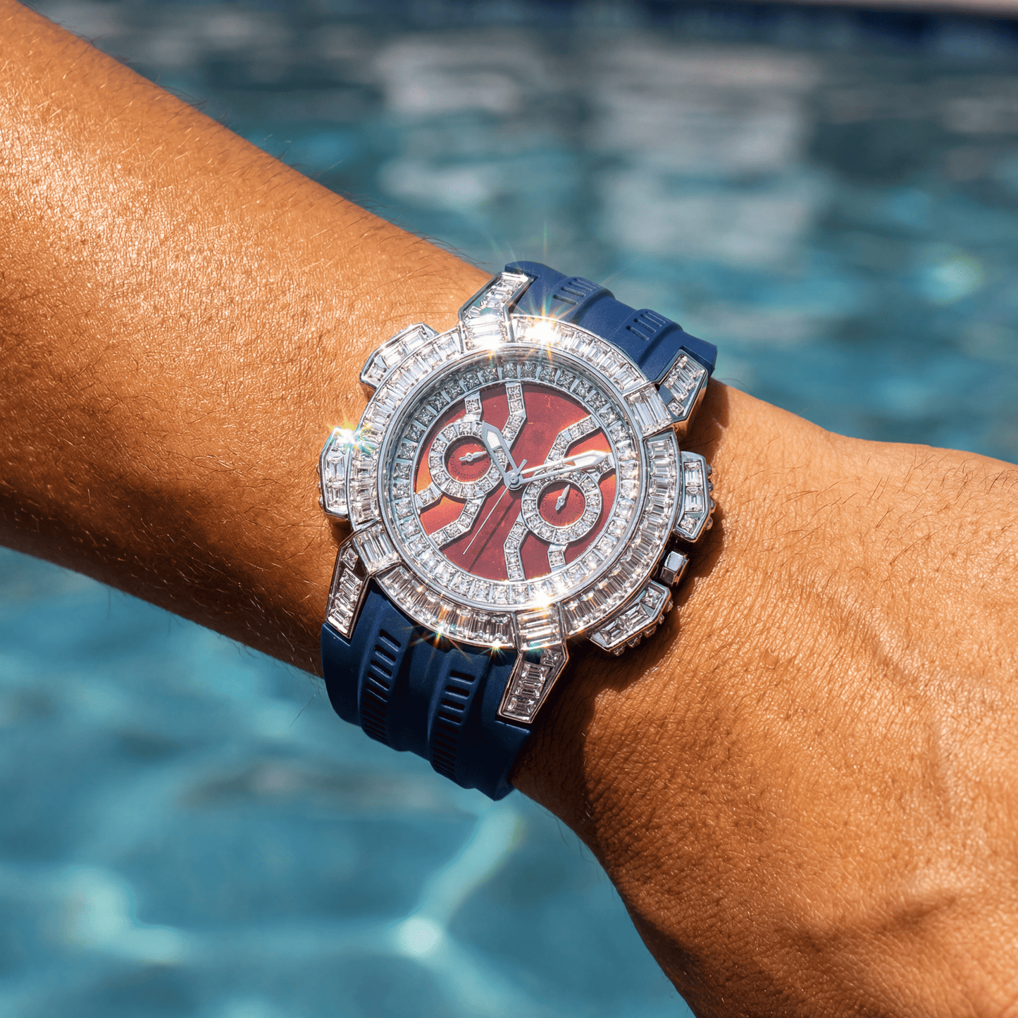 ICED OUT "SUNSTAR" UHR - ICERAIN JEWELRY