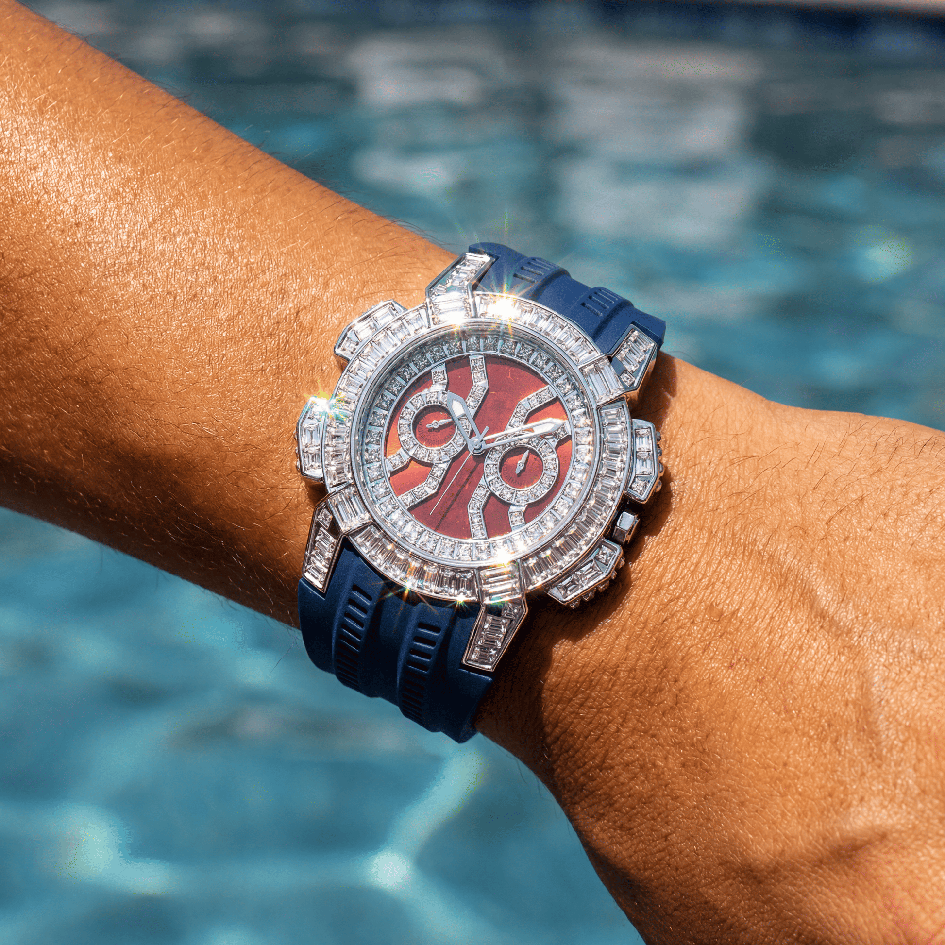 ICED OUT "SUNSTAR" UHR - ICERAIN JEWELRY