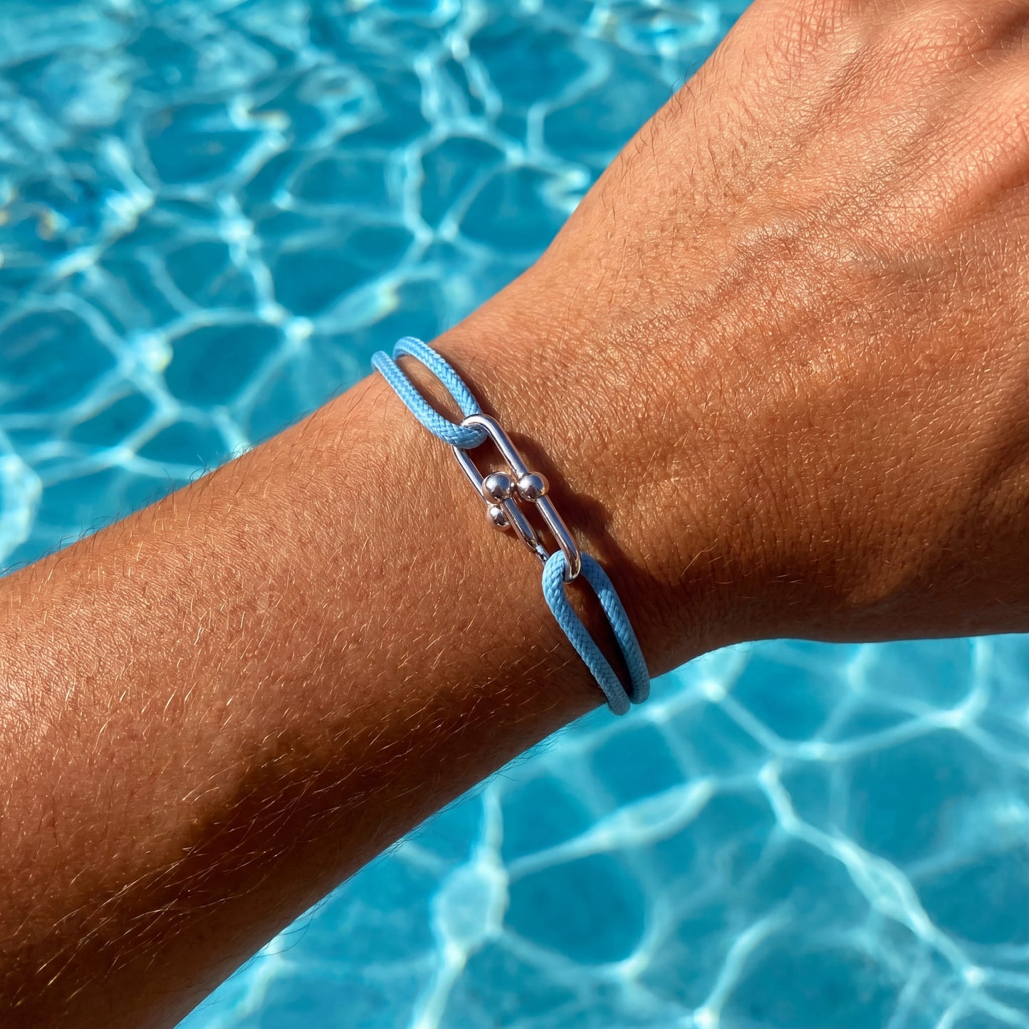 STOFF/EDELSTAHL "CLOSURE" ARMBAND - ICERAIN JEWELRY