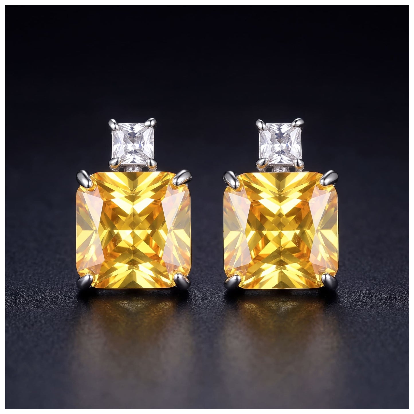 ICED OUT "GOLD PRINZESKO" OHRRINGE - ICERAIN JEWELRY