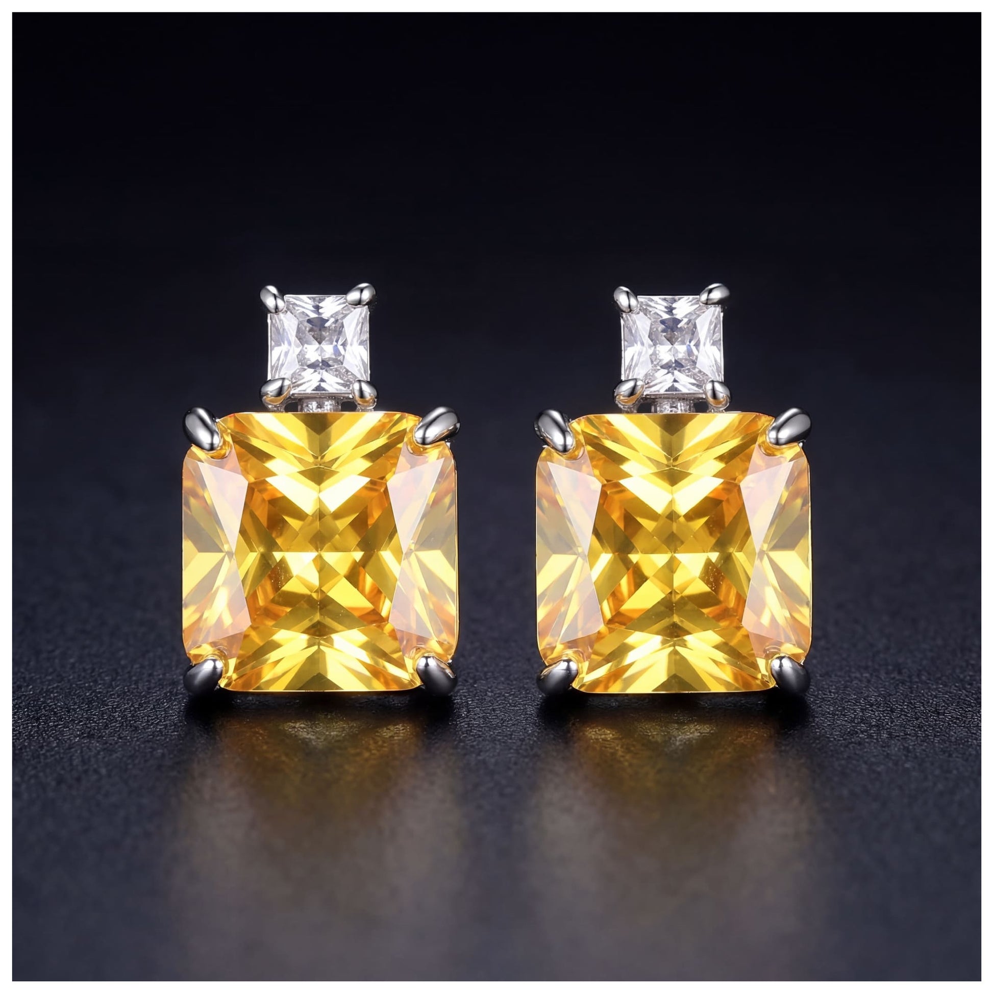 ICED OUT "GOLD PRINZESKO" OHRRINGE - ICERAIN JEWELRY