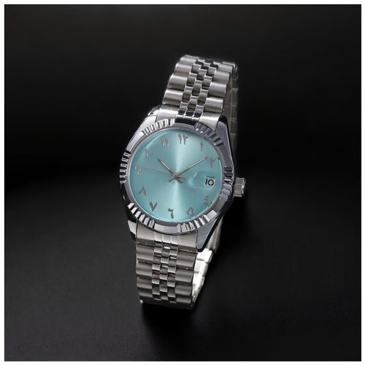 EDELSTAHL AUTOMATIK "ARABIC" UHR - ICERAIN JEWELRY
