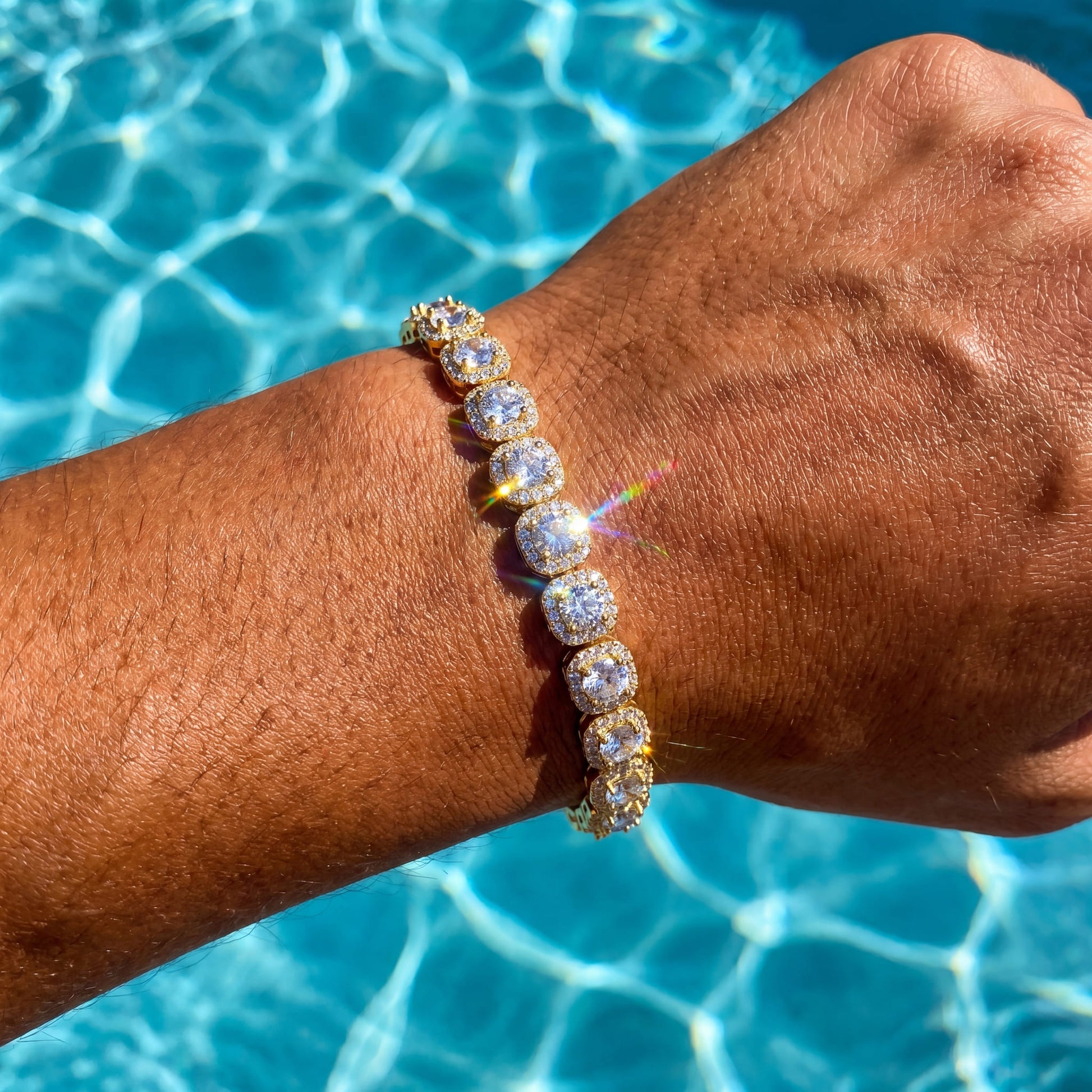ICED OUT 8MM "CHARM" ARMBAND - ICERAIN JEWELRY