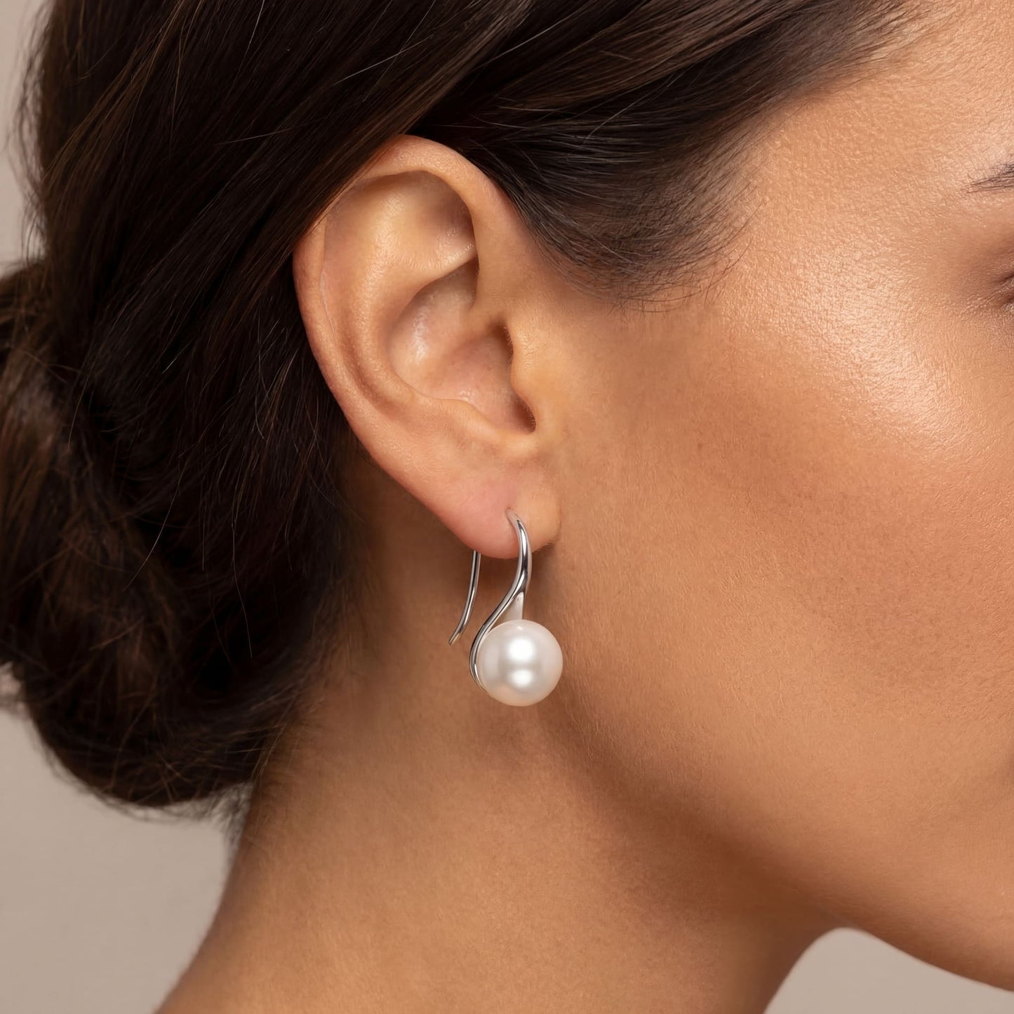 925S SILVER "PEARL V2" OHRRINGE - ICERAIN JEWELRY