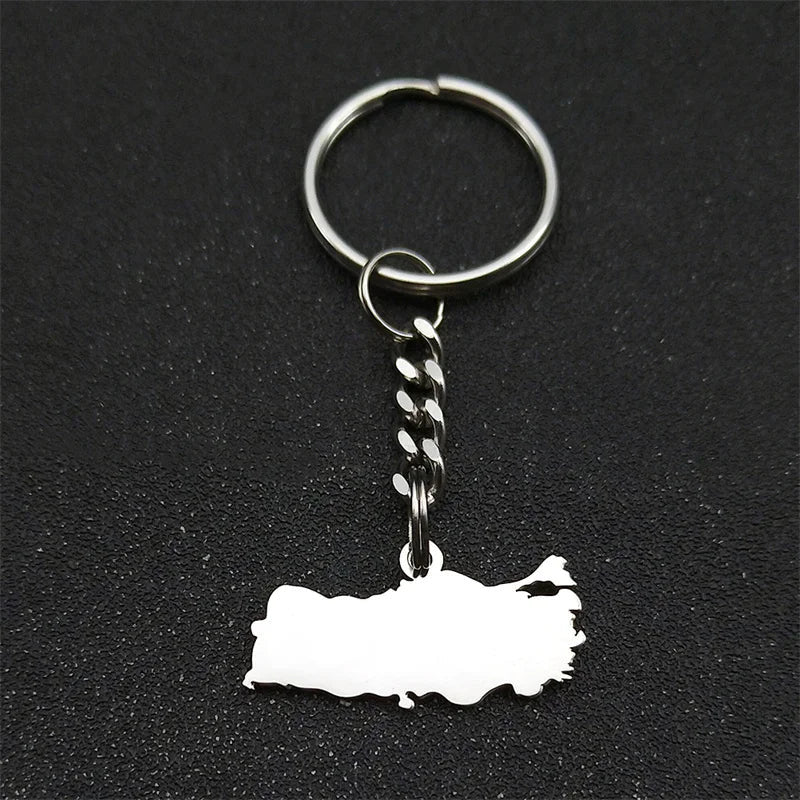 EDELSTAHL "TURKIYE V2" SCHLÜSSELANHÄNGER - ICERAIN JEWELRY