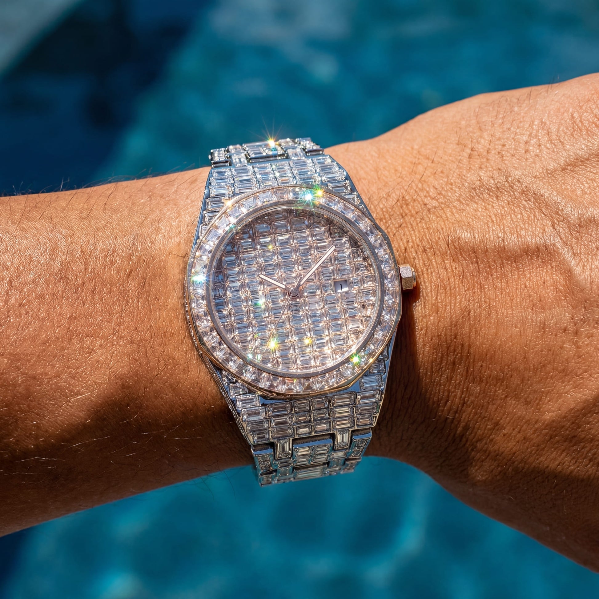 ICED OUT "VELESIMO" UHR - ICERAIN JEWELRY