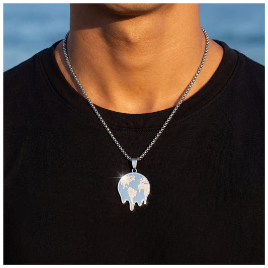 EDELSTAHL "WORLD 999" KETTE - ICERAIN JEWELRY