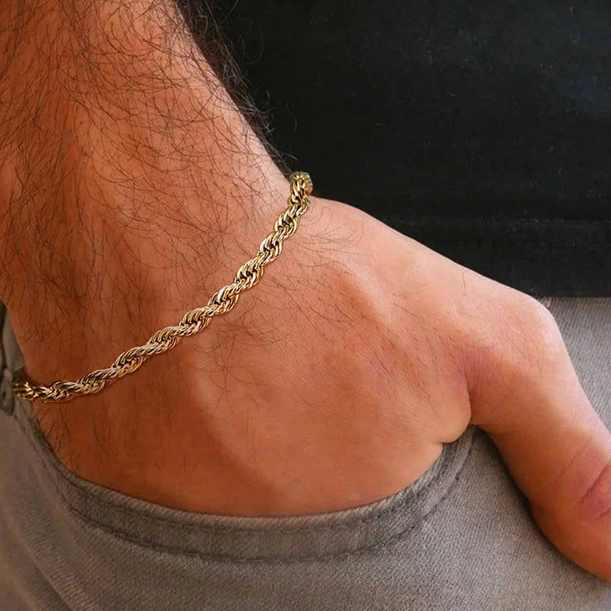 EDELSTAHL "ROPE V2" ARMBAND - ICERAIN JEWELRY