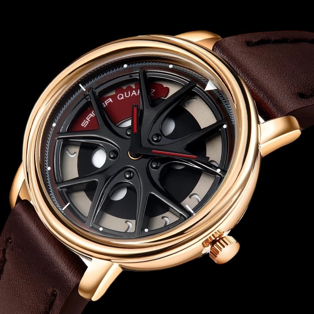 Luxus Sport "Fastly" Felgen Uhr