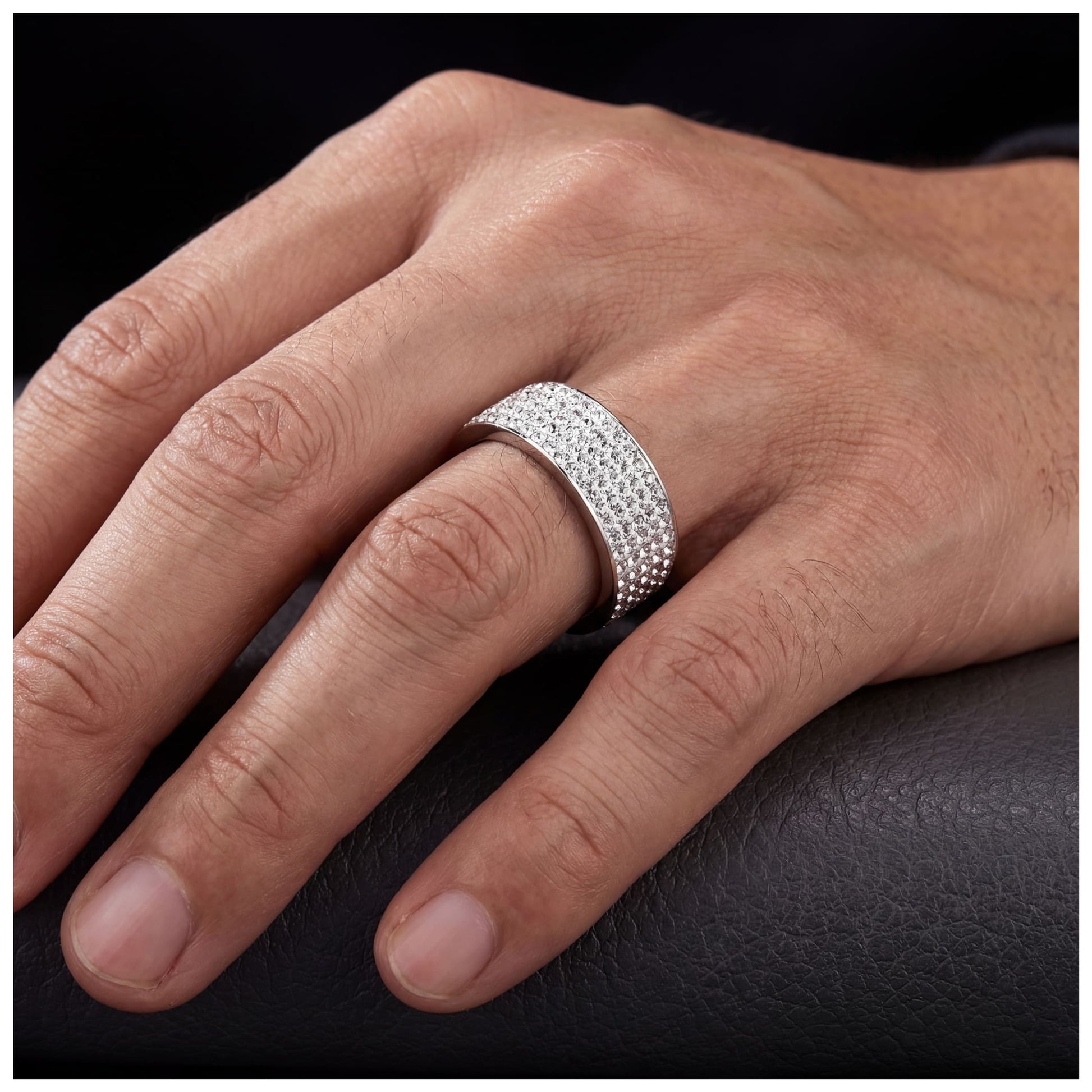 ICED OUT "SILVER PREZIOSO" RING - ICERAIN JEWELRY