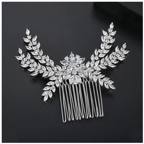 ICED OUT "FLORAL GRACE" DIADEM/TIARA