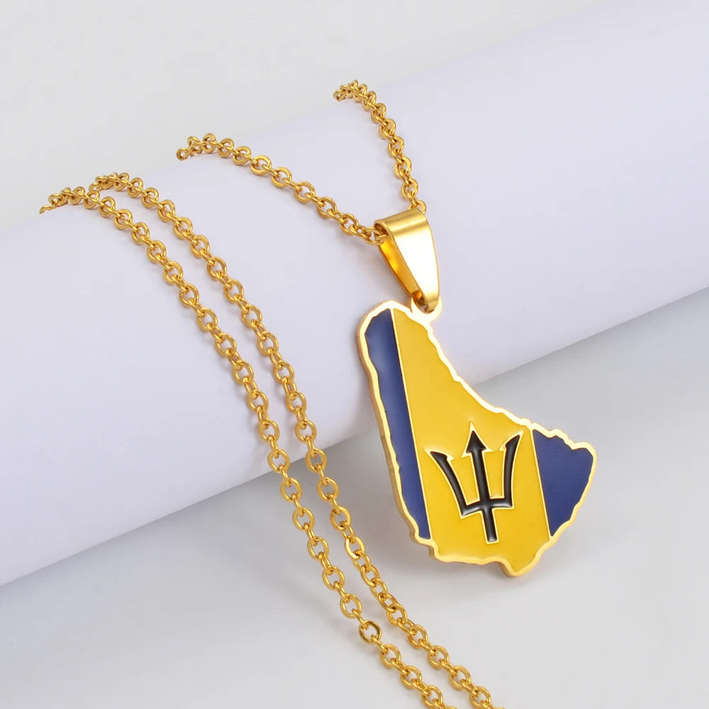 EDELSTAHL "BARBADOS" LÄNDERKETTE - ICERAIN JEWELRY