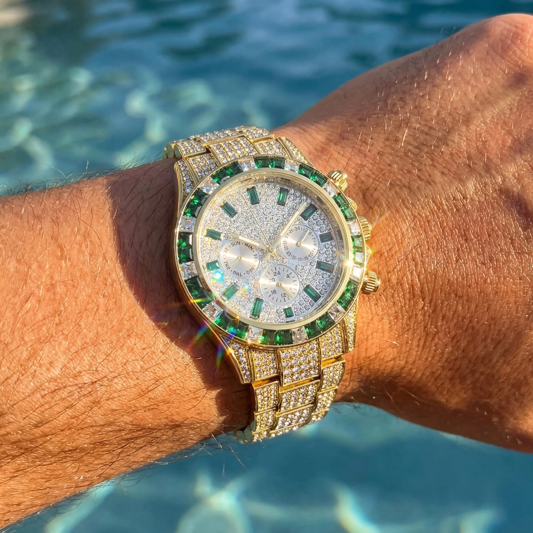 ICED OUT "SOLLINI V2" UHR - ICERAIN JEWELRY