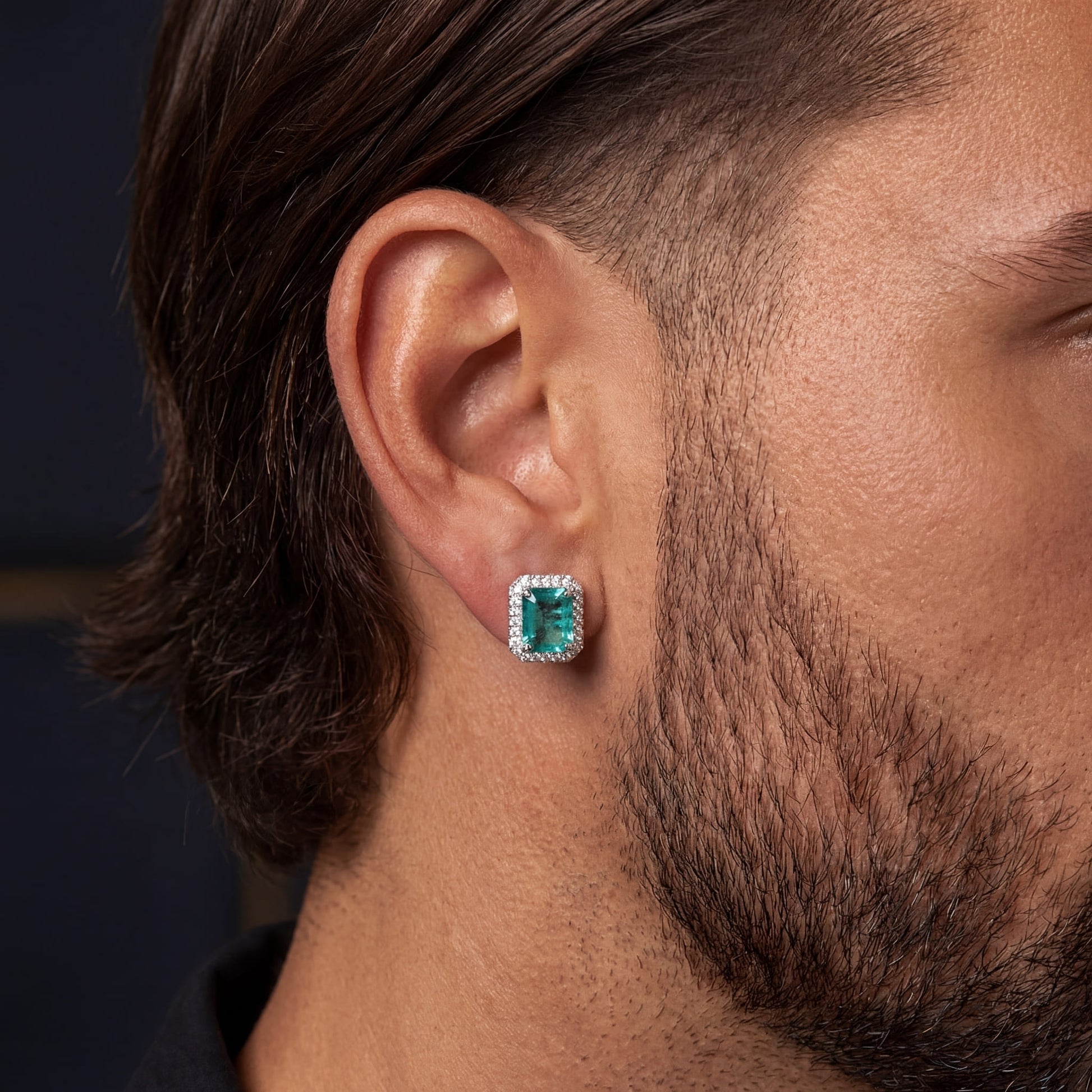 ICED OUT "OCEAN" OHRRINGE - ICERAIN JEWELRY