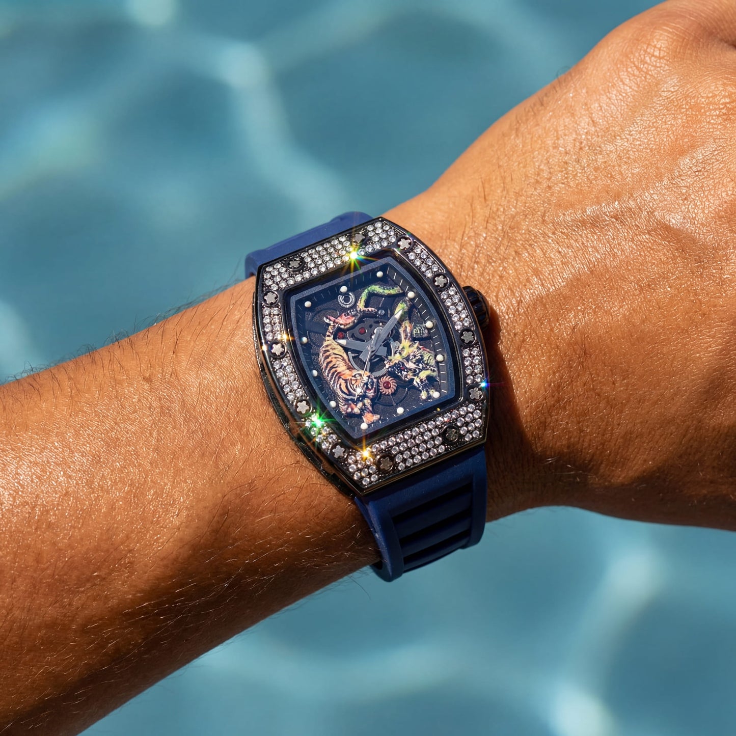 ICED OUT "GALVADOR" UHR - ICERAIN JEWELRY