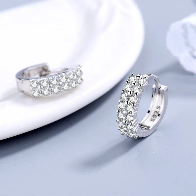 ICED OUT "DOUBLE CREOLES" OHRRINGE - ICERAIN JEWELRY