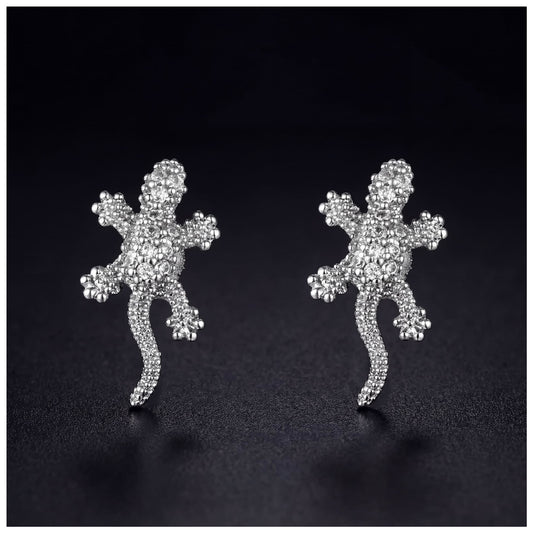 ICED OUT "LIZARD" OHRRINGE - ICERAIN JEWELRY