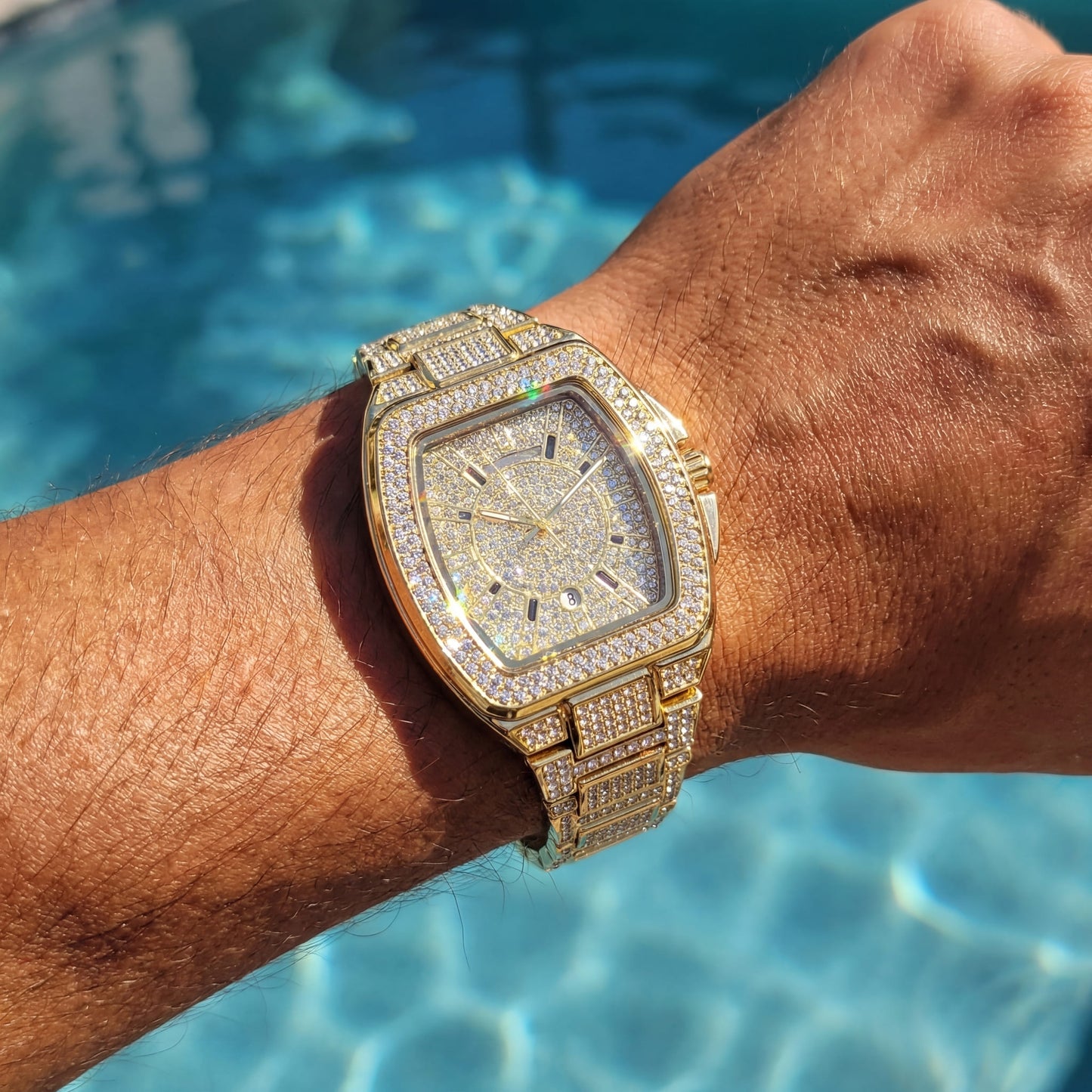 ICED OUT "GUMILER" UHR - ICERAIN JEWELRY