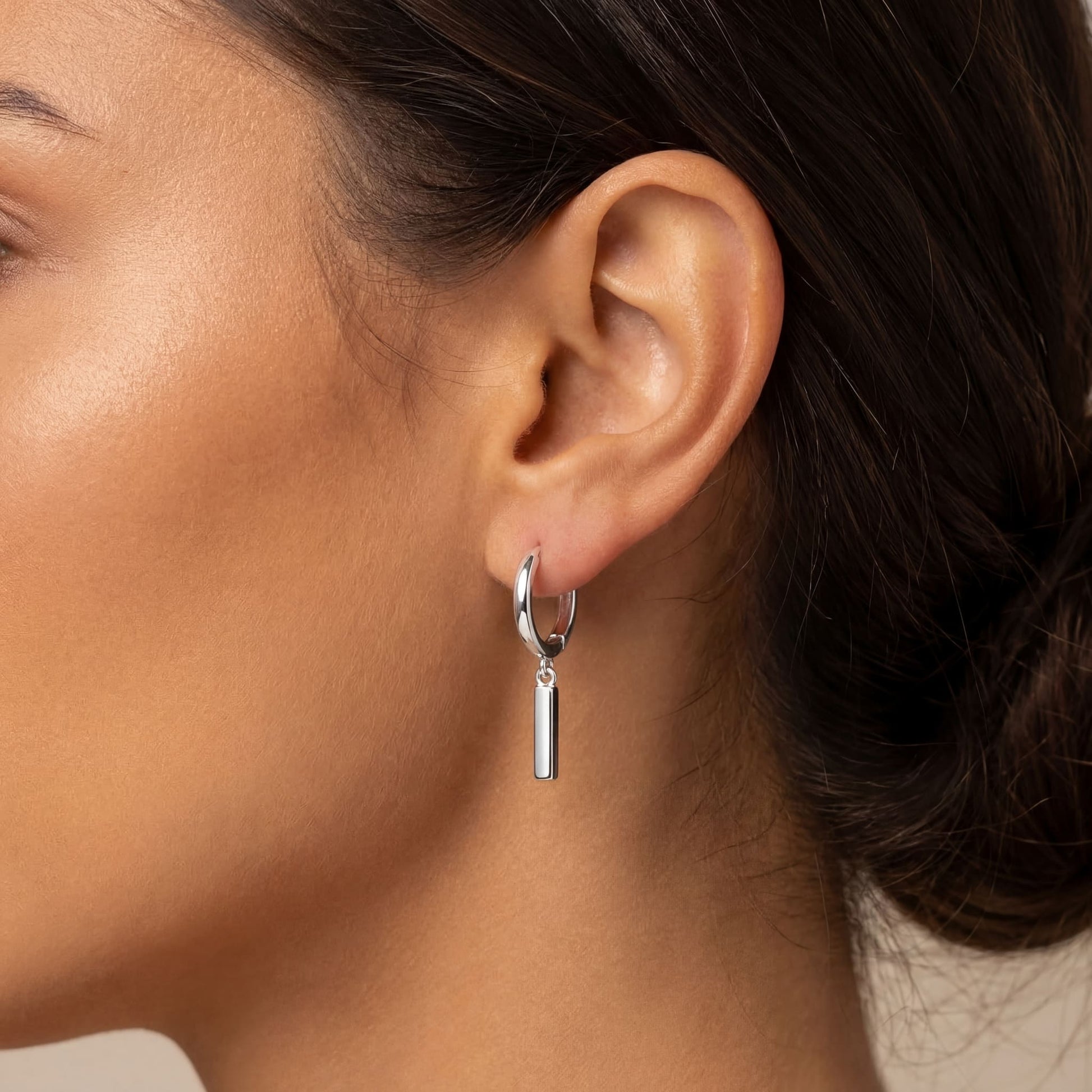925S SILVER "SQUARE" OHRRINGE - ICERAIN JEWELRY