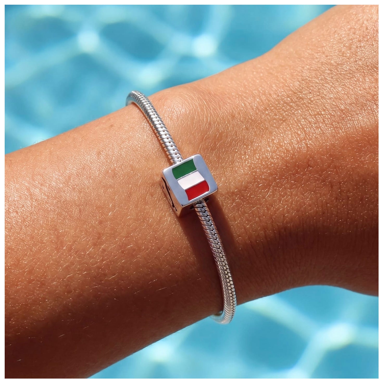 925S SILVER "ITALY V2" CHARM - ICERAIN JEWELRY