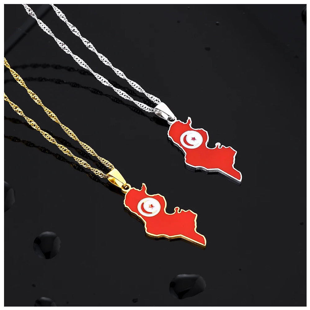 EDELSTAHL "TUNESIA" LÄNDERKETTE - ICERAIN JEWELRY