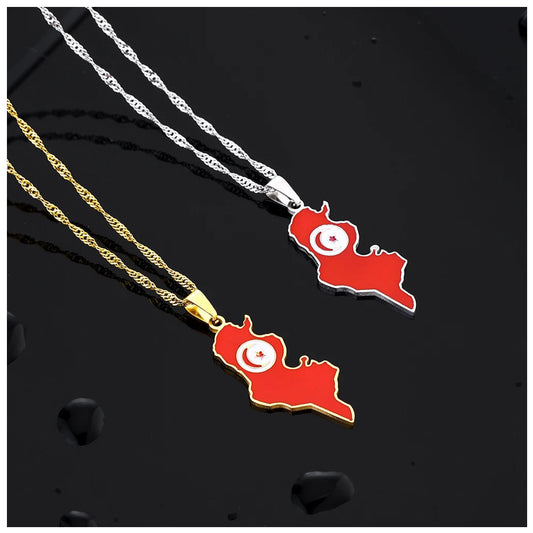 EDELSTAHL "TUNESIA" LÄNDERKETTE - ICERAIN JEWELRY