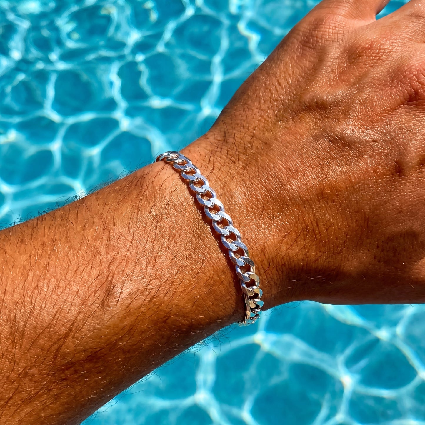 925S SILVER "CUBAN" ARMBAND [CLASSIC VERSION] - ICERAIN JEWELRY