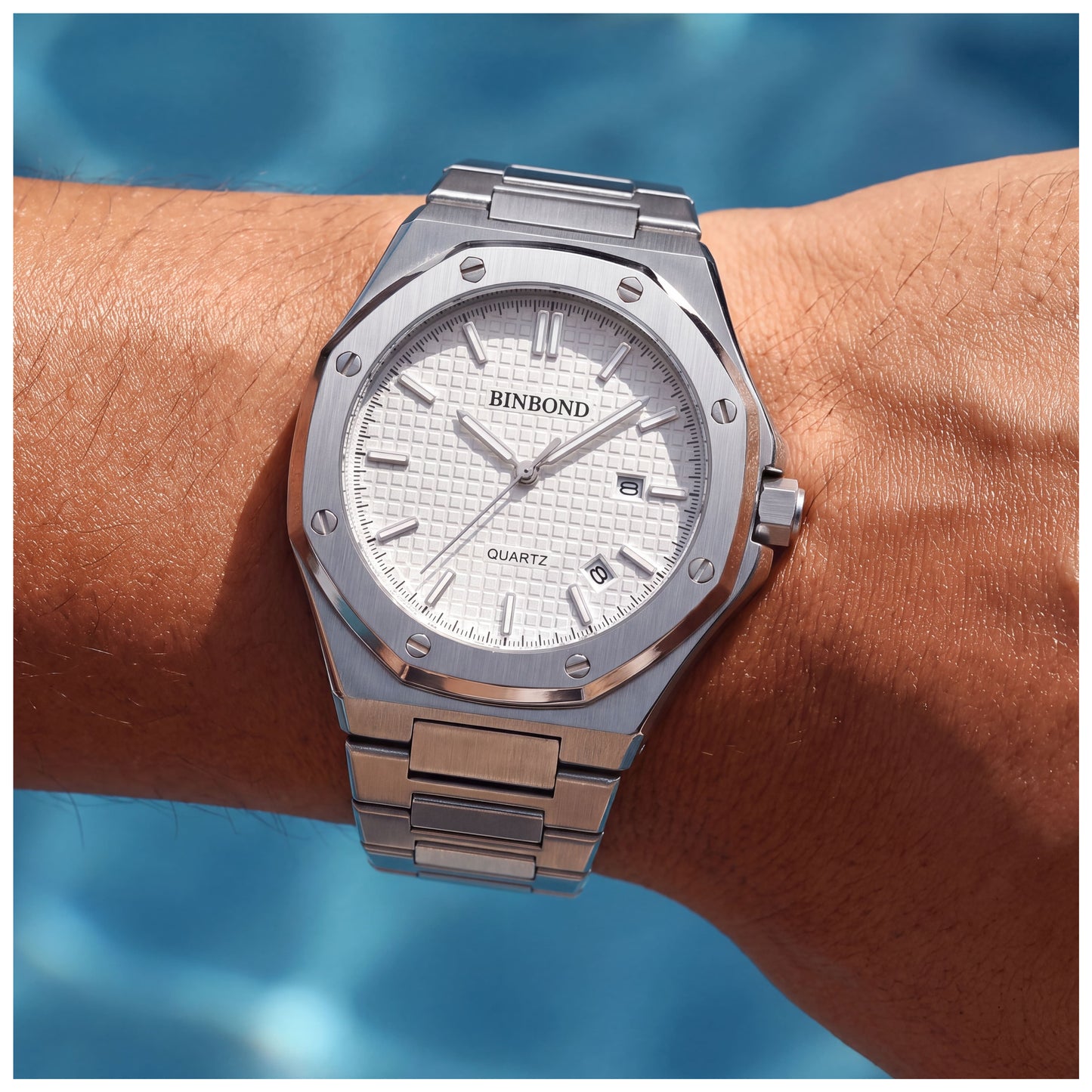 SALE | EDELSTAHL "SILVER/WHITE DIOLARER" UHR