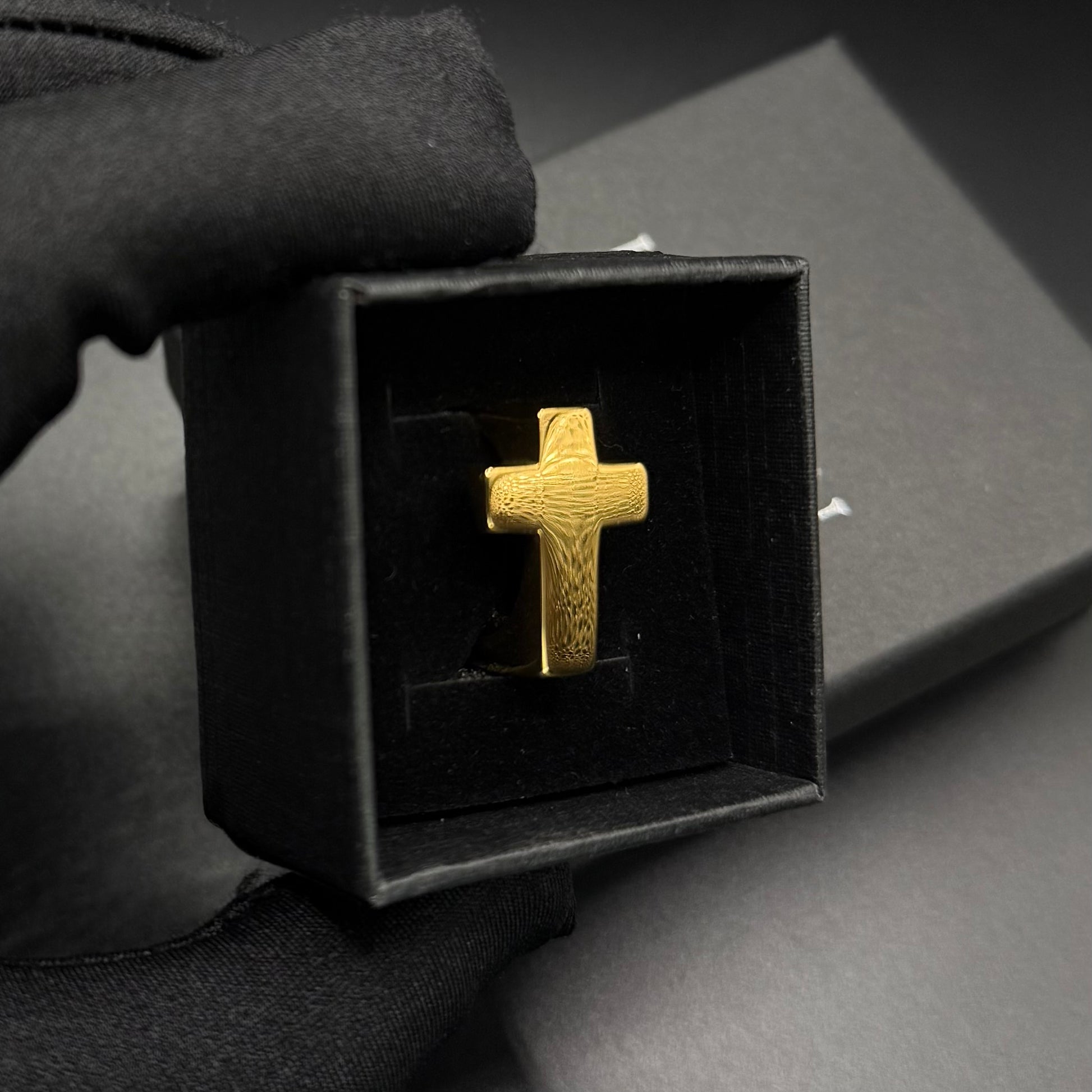 EDELSTAHL "CROSS V2" RING - ICERAIN JEWELRY