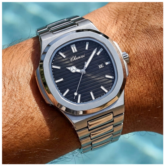 EDELSTAHL "FLESER" UHR - ICERAIN JEWELRY