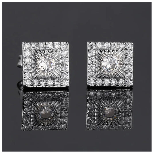 ICED OUT "SUNNY STEP" OHRRINGE - ICERAIN JEWELRY