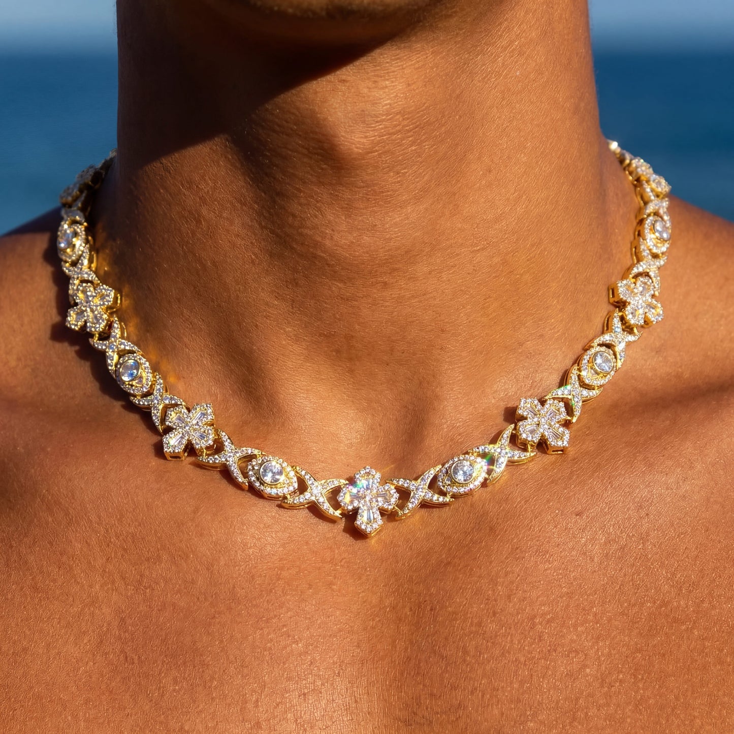 ICED OUT 10MM "COLLABO" KETTE - ICERAIN JEWELRY