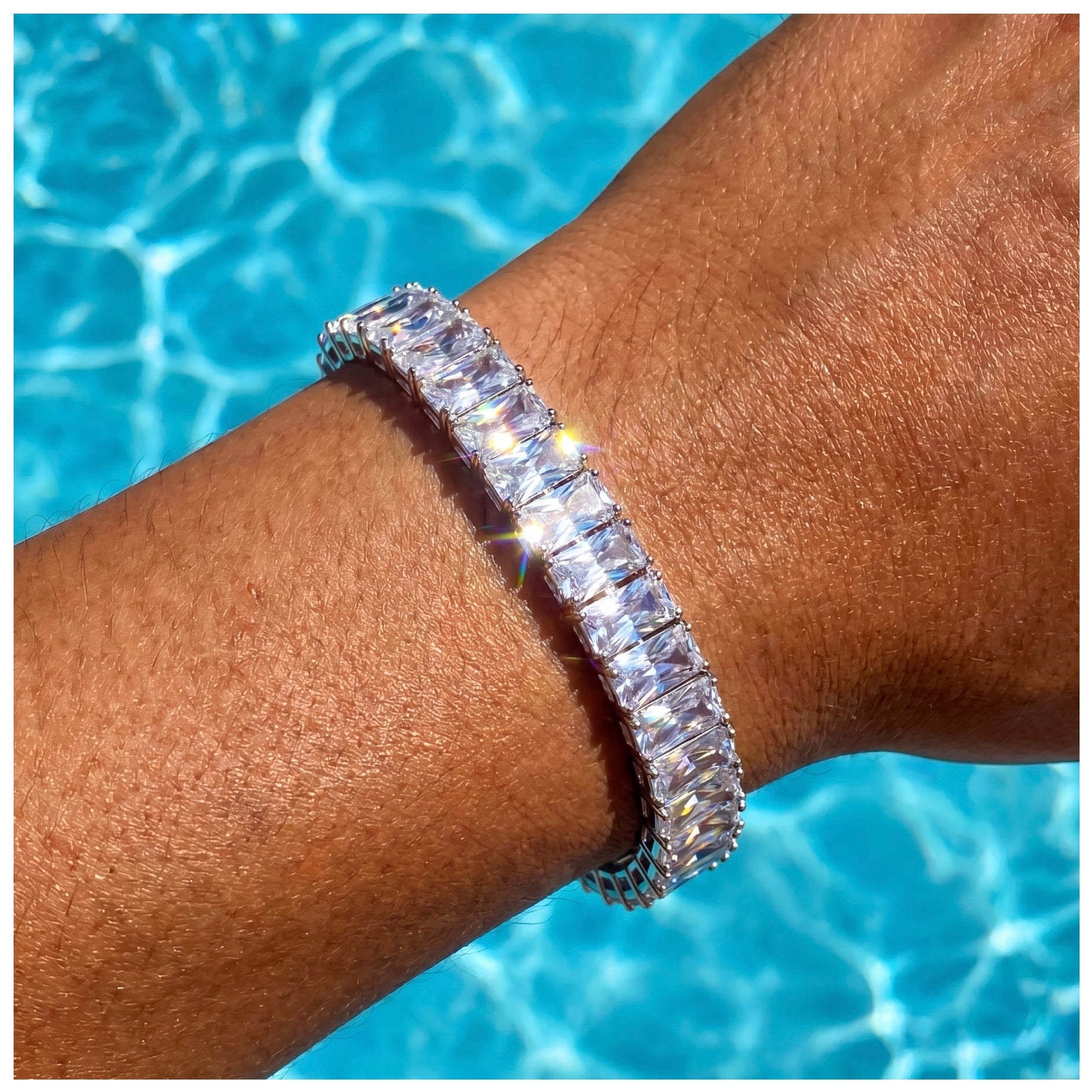 ICED OUT 10MM "SHINO" ARMBAND - ICERAIN JEWELRY