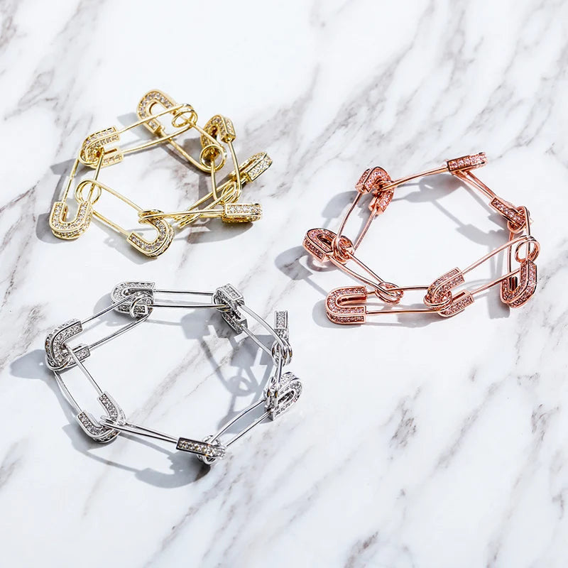 ICED OUT "PIN" ARMBAND - ICERAIN JEWELRY