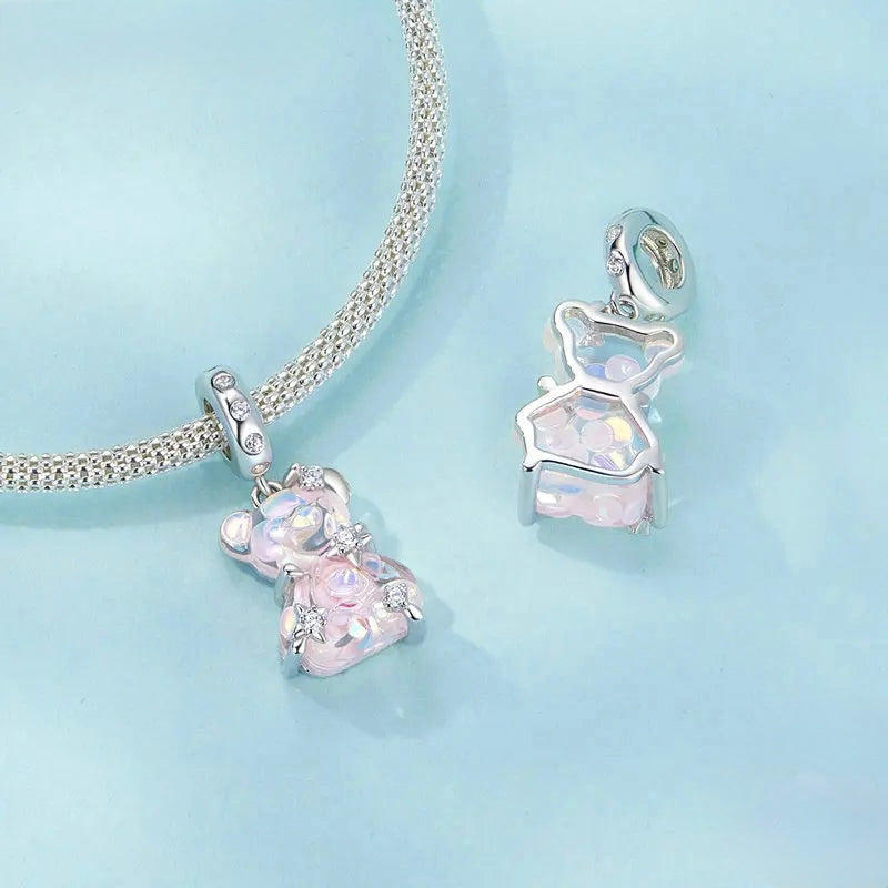 925S SILVER "TEDDY BEAR" CHARM - ICERAIN JEWELRY