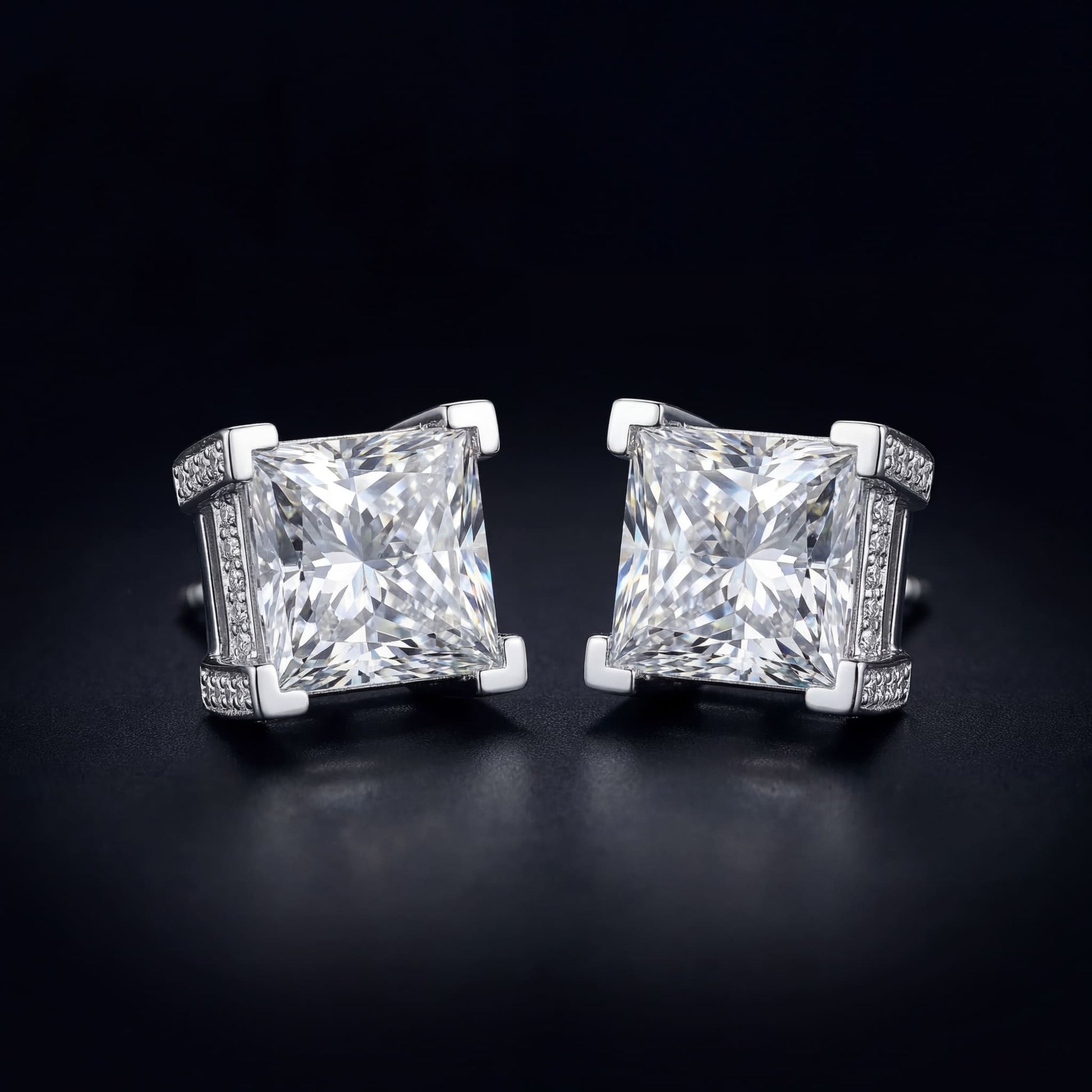 ICED OUT "SILVERSTAR V2" OHRRINGE - ICERAIN JEWELRY
