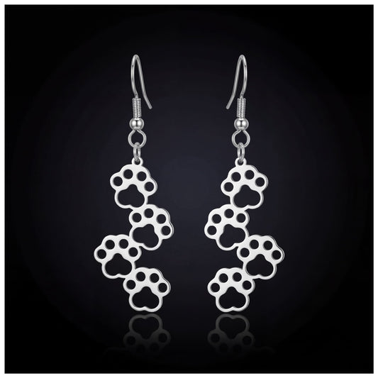 EDELSTAHL "SILVER DOG V2" OHRRINGE - ICERAIN JEWELRY