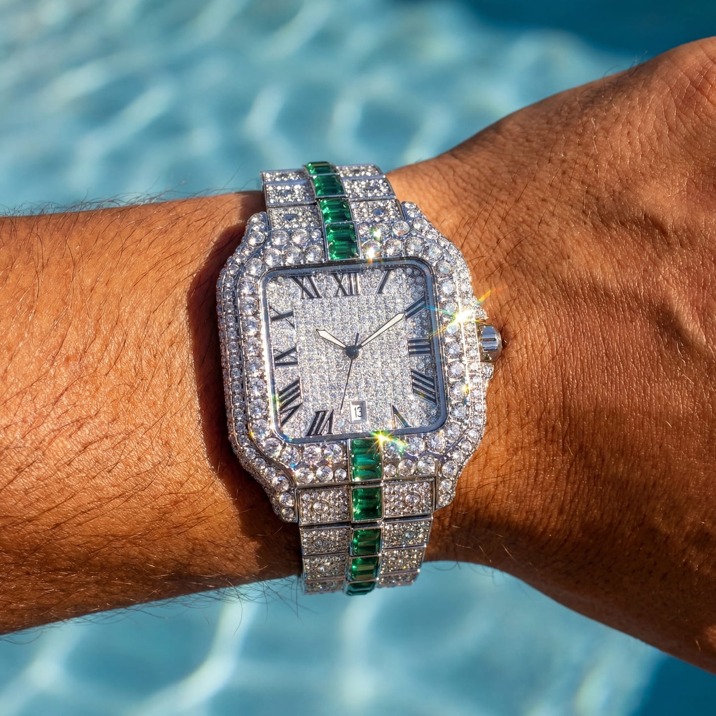 ICED OUT "PIAZZA V3" UHR - ICERAIN JEWELRY
