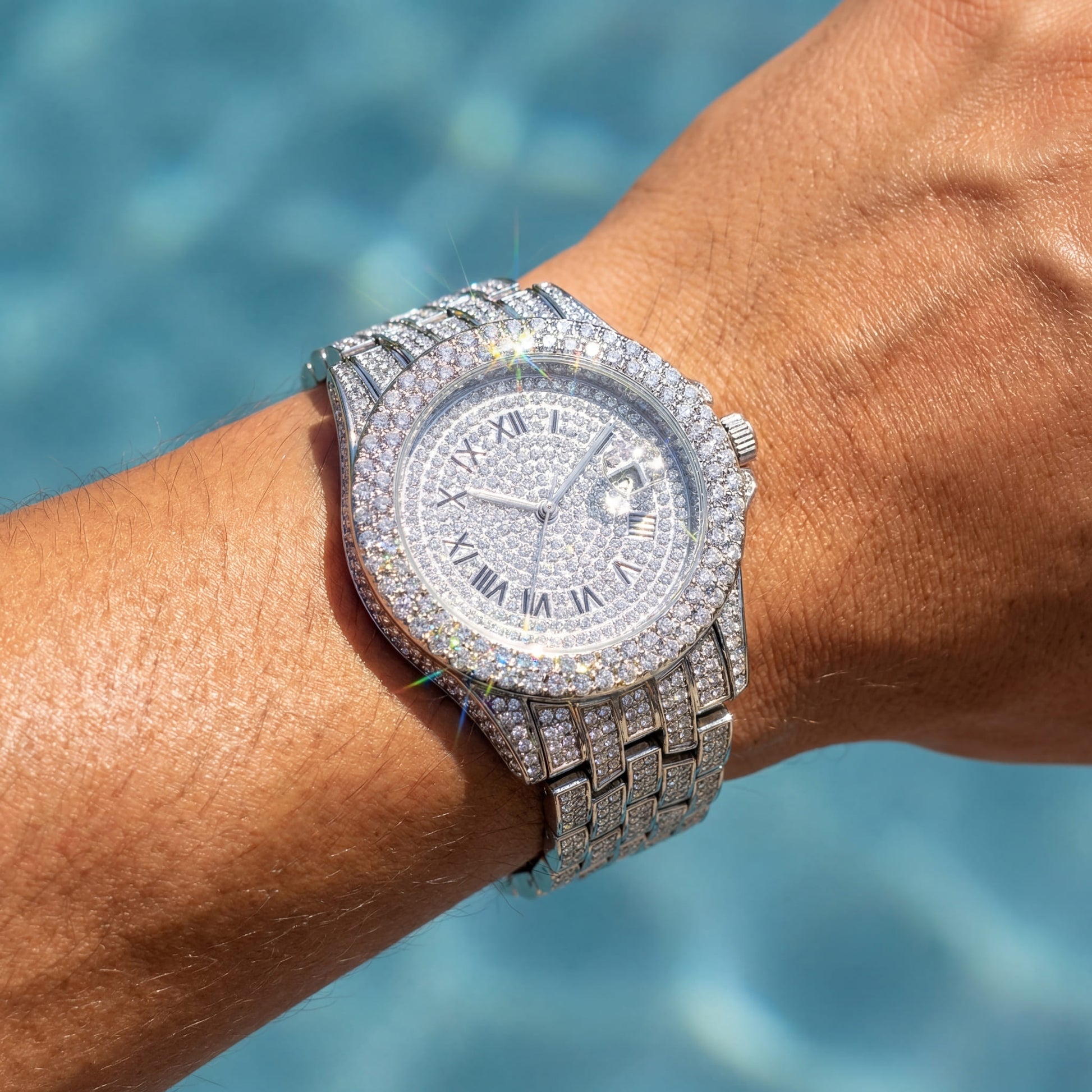ICED OUT "SEIONARO" UHR - ICERAIN JEWELRY