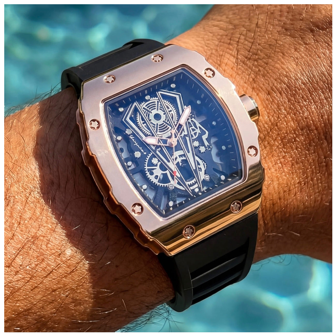 EDELSTAHL "CASSANO" UHR - ICERAIN JEWELRY