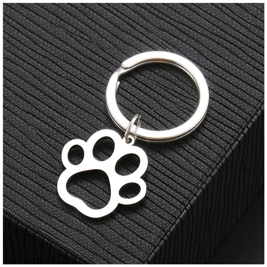 EDELSTAHL "DOG" SCHLÜSSELANHÄNGER - ICERAIN JEWELRY