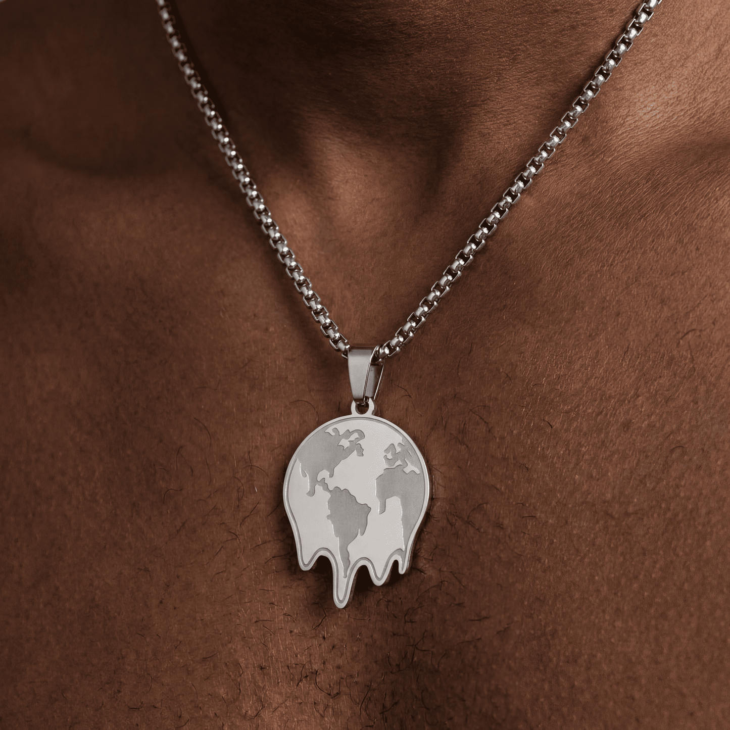 EDELSTAHL "WORLD 999" KETTE - ICERAIN JEWELRY