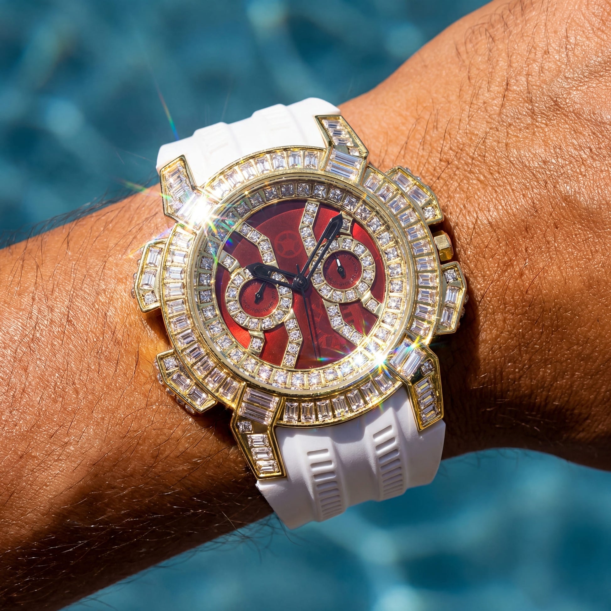 ICED OUT "SUNSTAR" UHR - ICERAIN JEWELRY