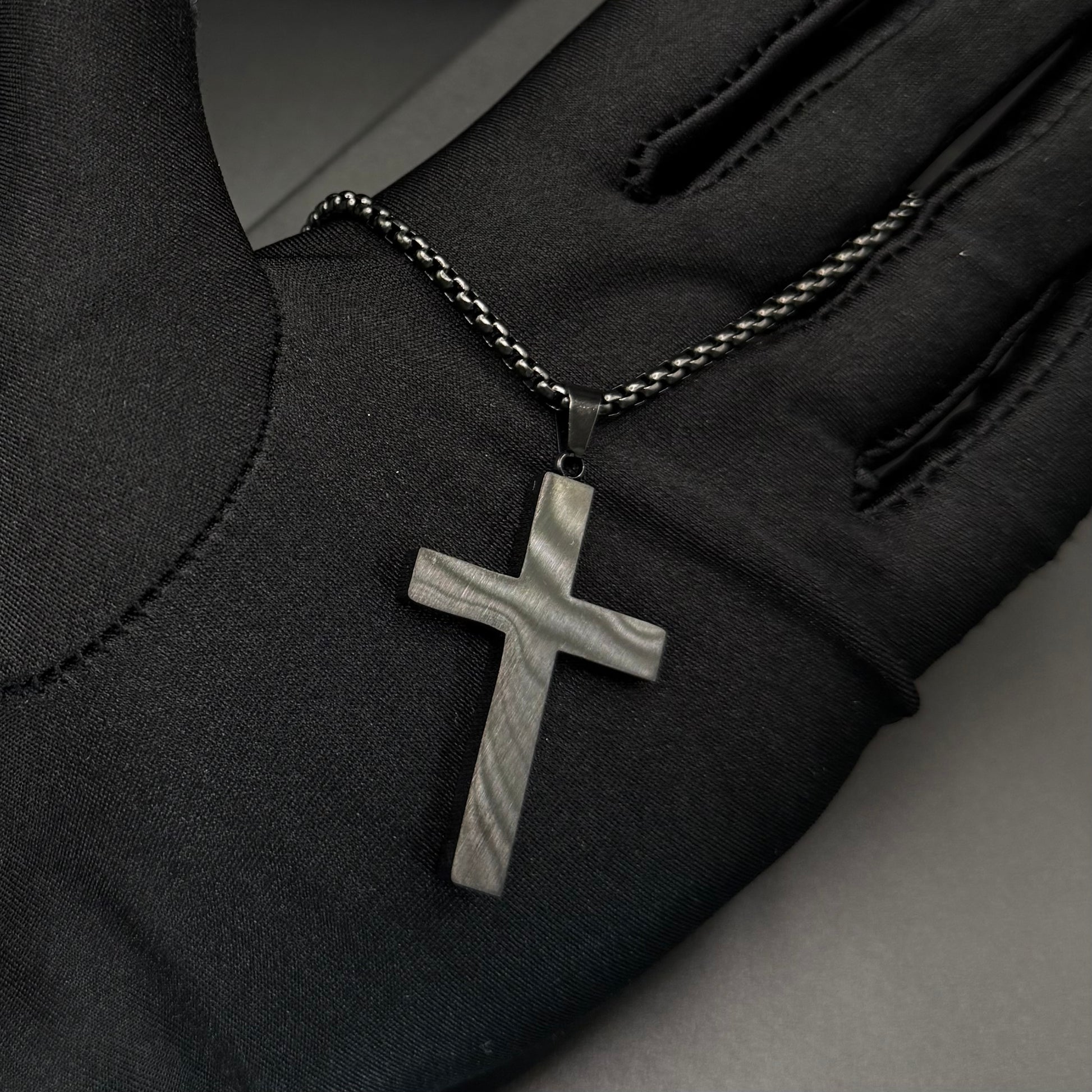 EDELSTAHL "AMEN CROSS V2" KETTE - ICERAIN JEWELRY