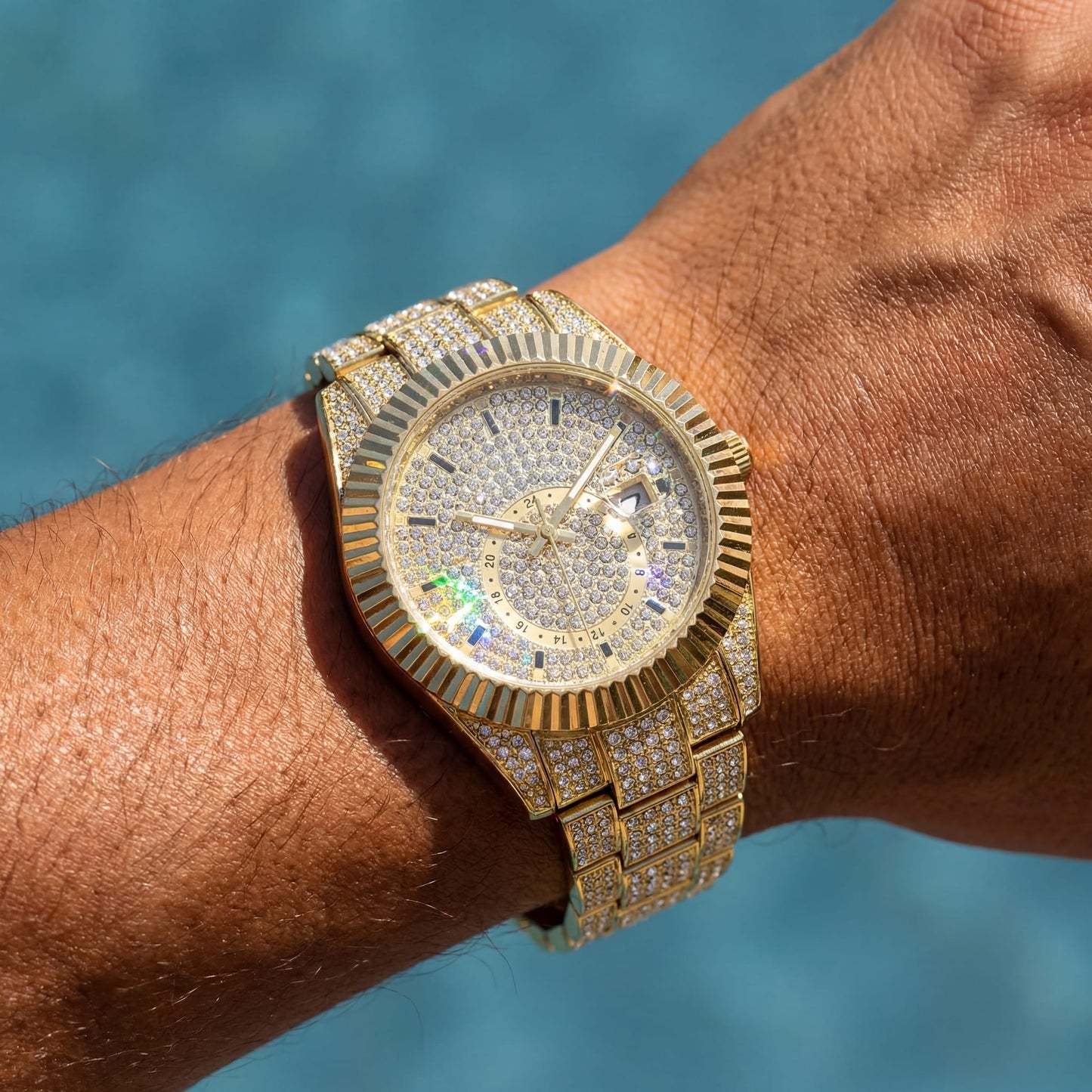ICED OUT "HIGHORO" UHR - ICERAIN JEWELRY
