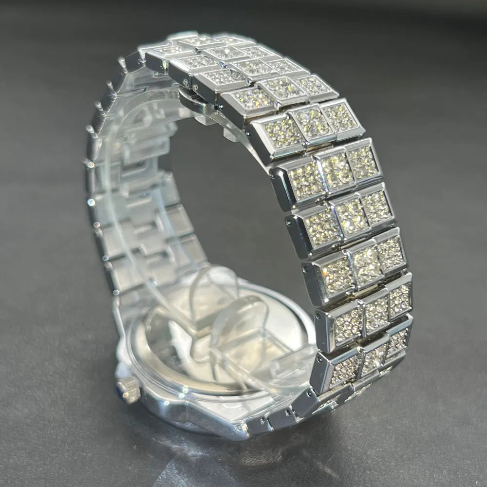 ICED OUT "FASHIONARY" UHR - ICERAIN JEWELRY